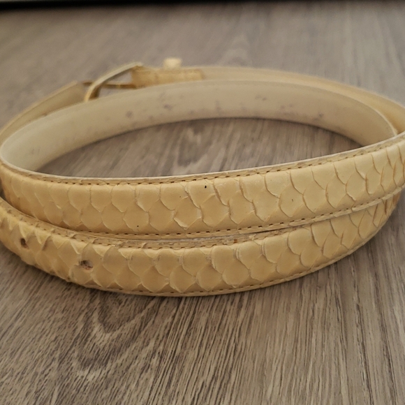 Vintage Reptile Finish Belt 30" to 35" - Picture 7 of 11